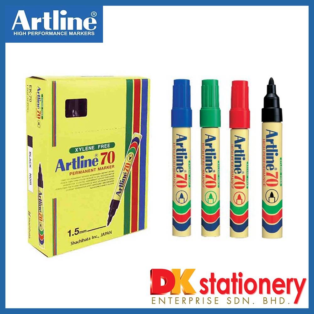 Artline 70 Permanent Marker I 12 Pcs Box